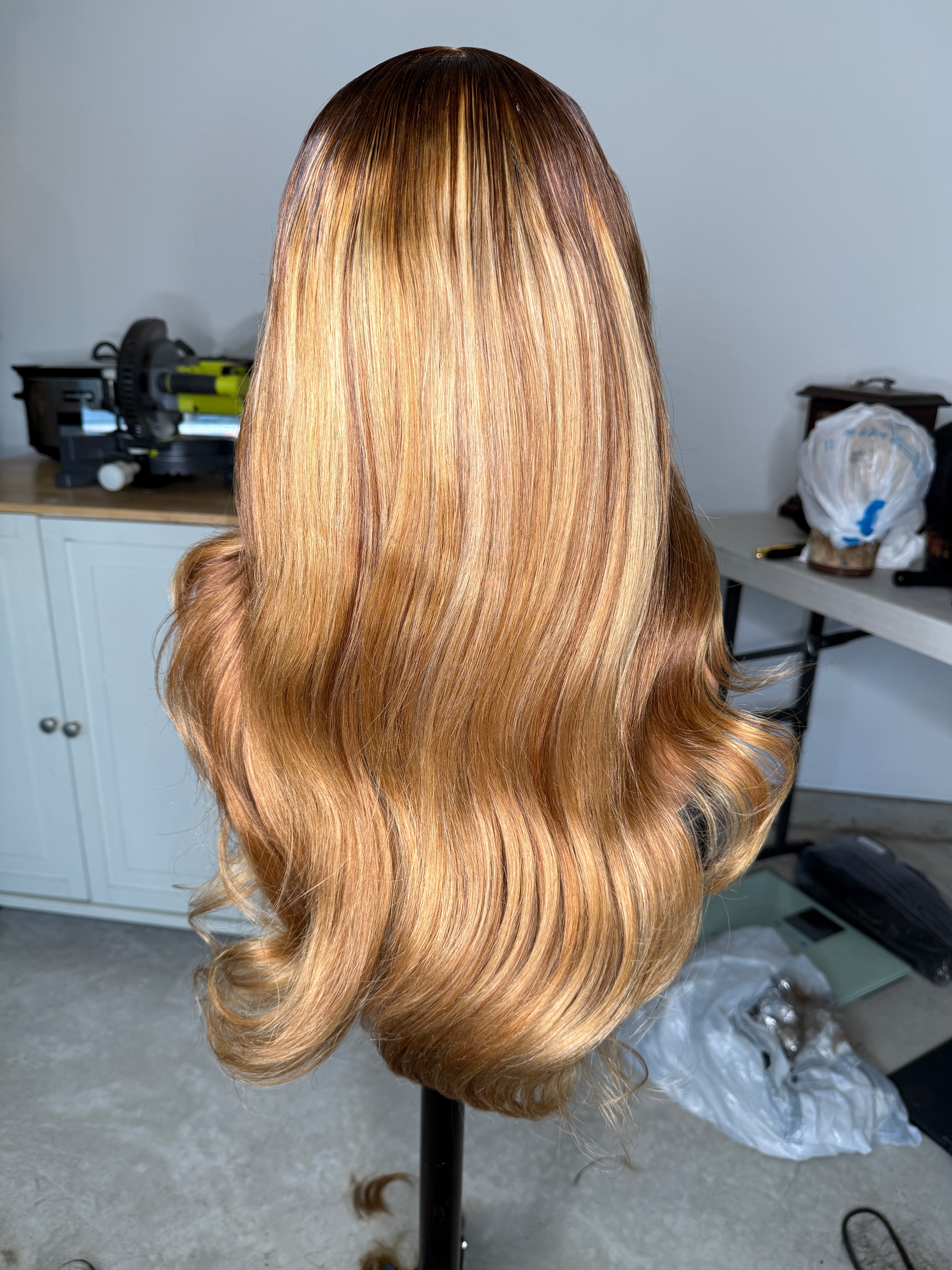 Blonde & Brown 13x6 HD Frontal Wig – 26”