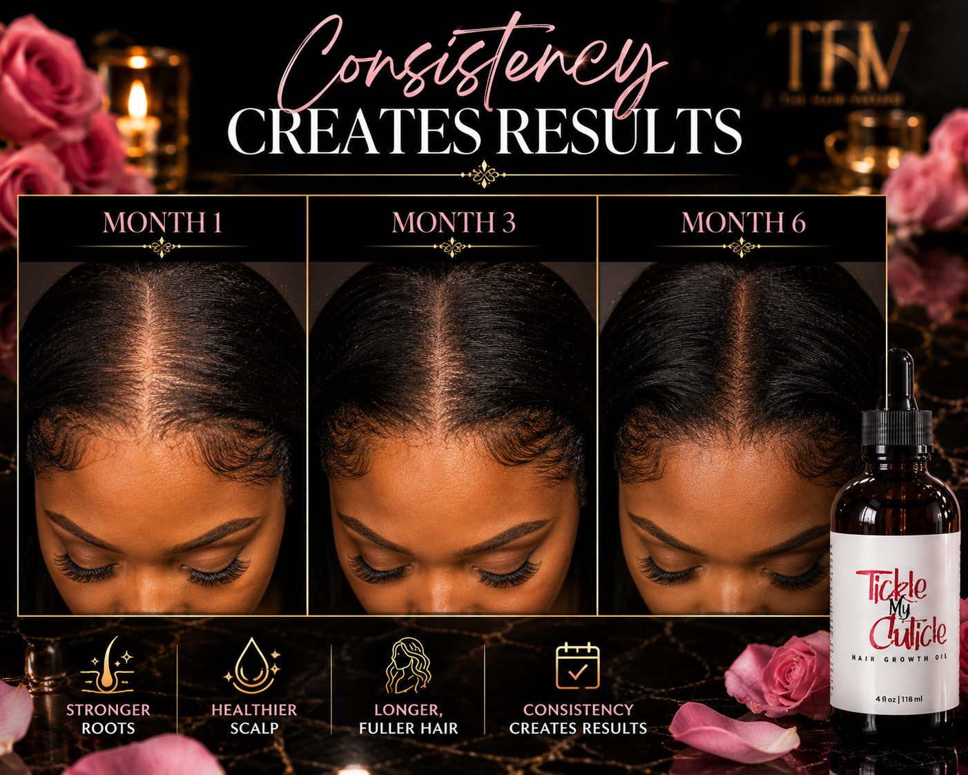 Tickle My Cuticle Hair Growth Oil – Strengthen, Repair & Restore Healthy Hair
