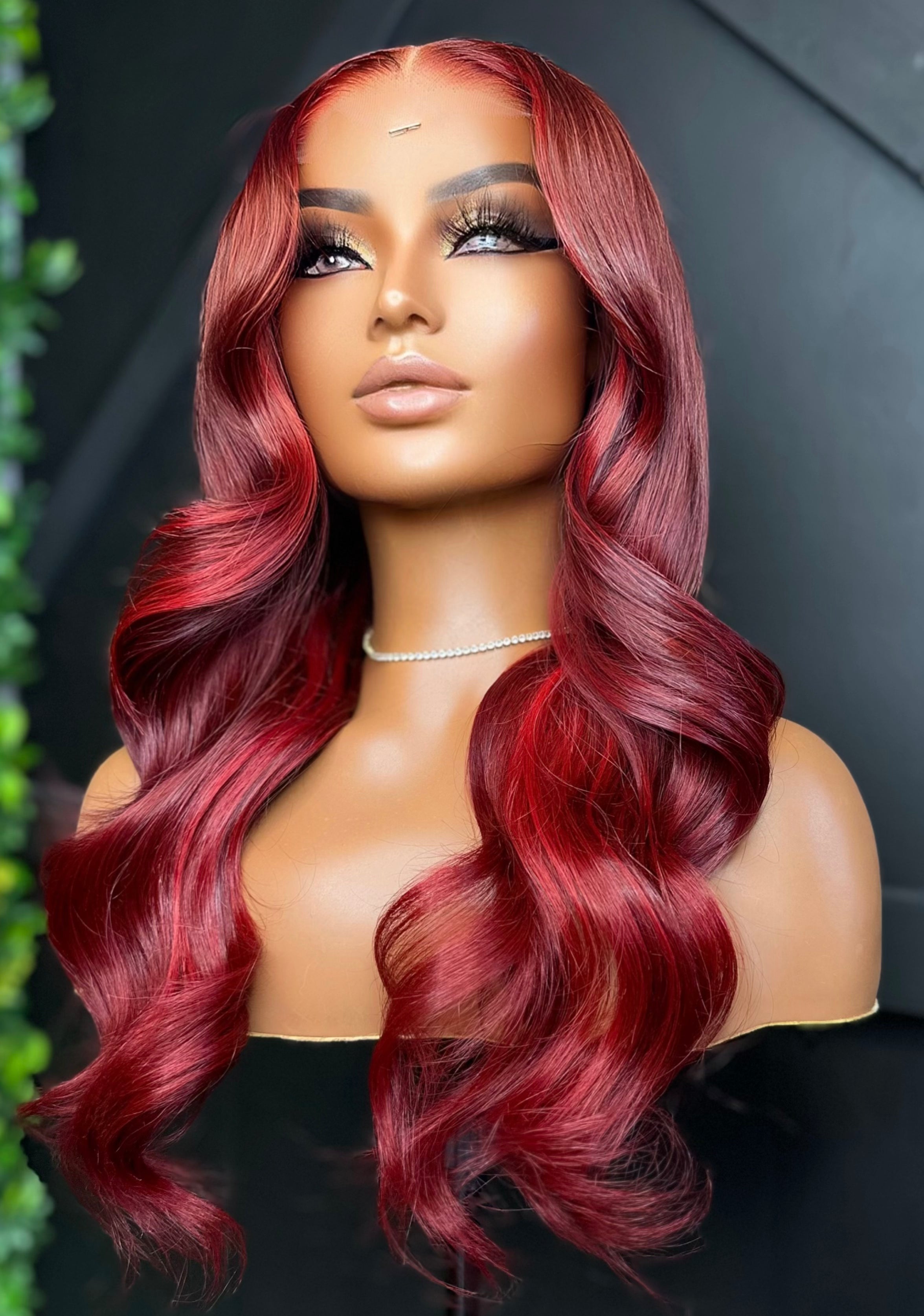 Meagan | 22” Luxury Closure Wig – 5x5 HD Lace, Custom Colored Raw Hair