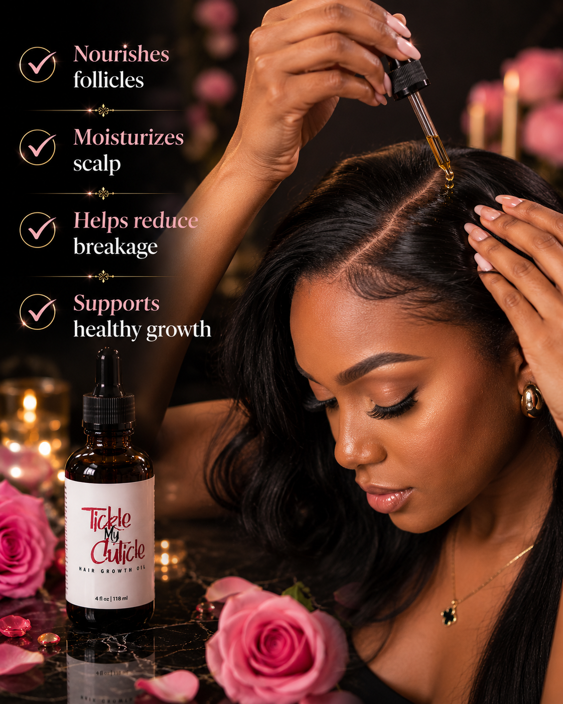 Tickle My Cuticle Hair Growth Oil – Strengthen, Repair & Restore Healthy Hair
