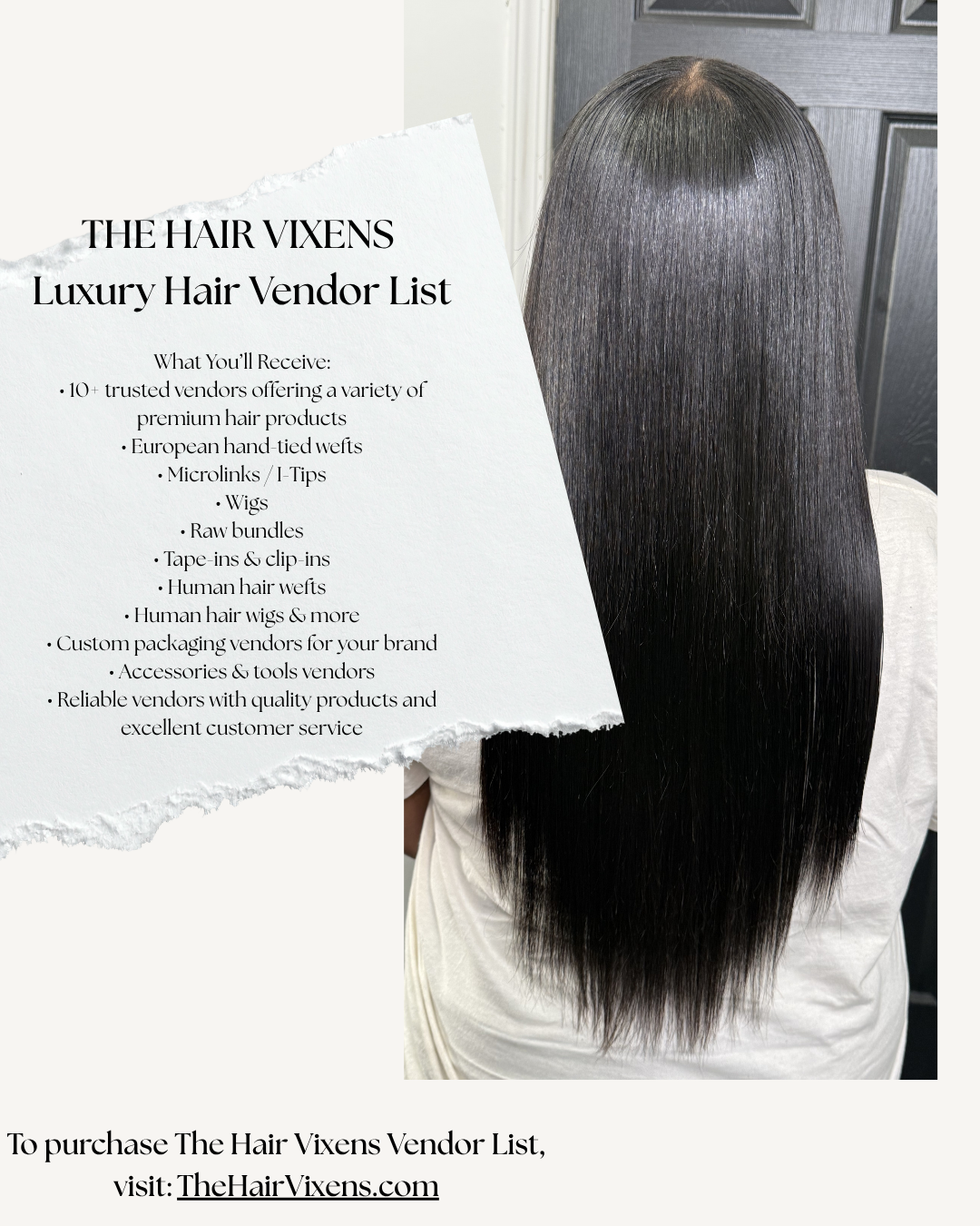 💸 Start Selling Hair Vendor Plug List ($47)